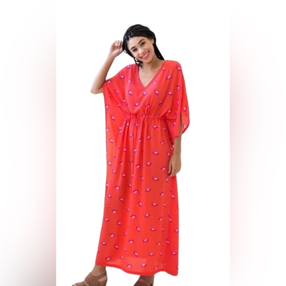 Agnes & Dora Flamingo Caftan